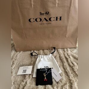 Coach Cherry Red charm